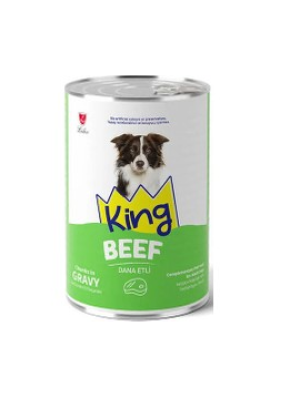 KİNG KÖPEK KONSERVE DANA ETLİ 400 GR